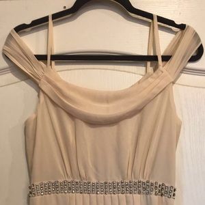 ASOS cold shoulder maxi dress